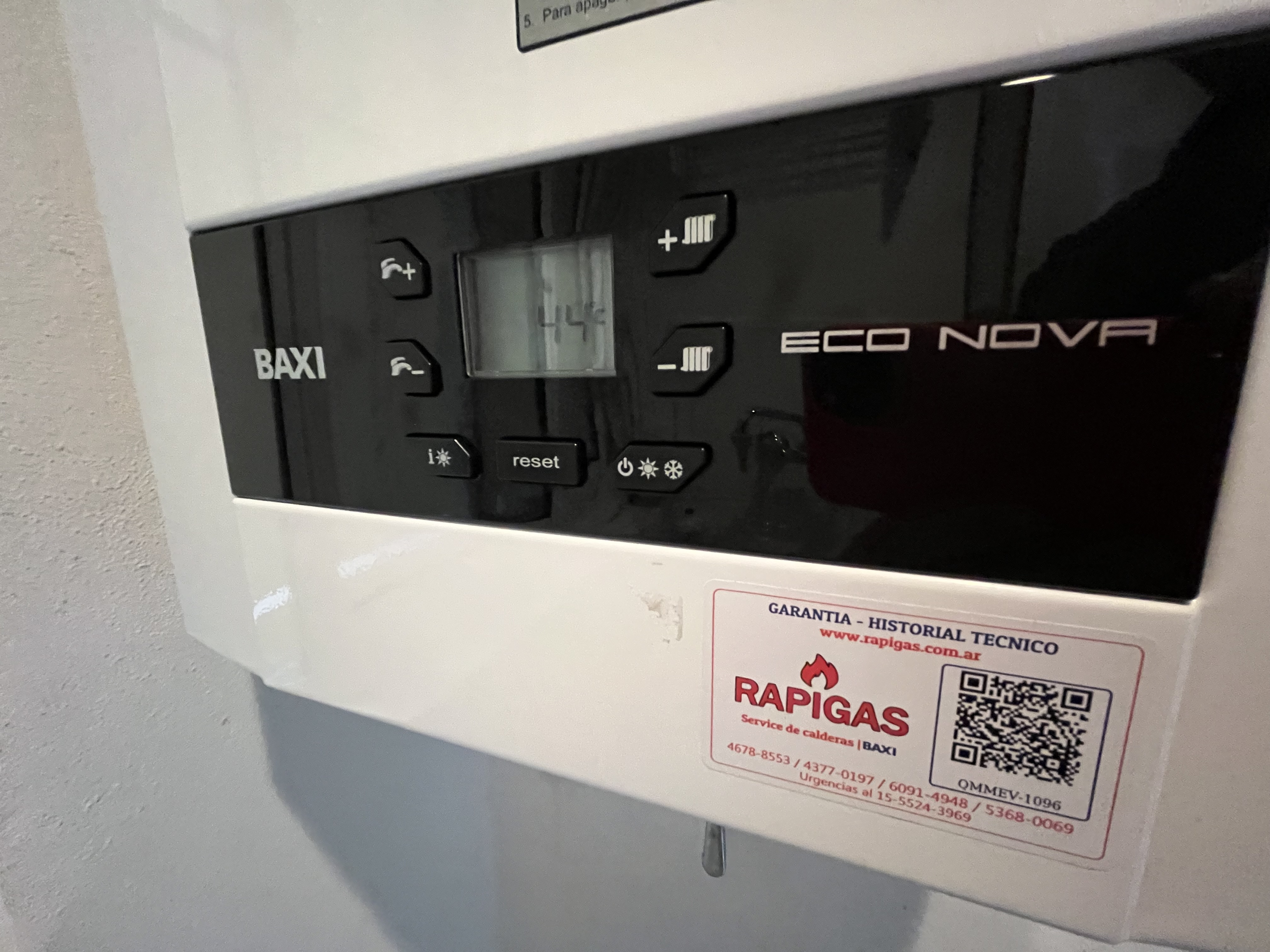 Service caldera BAXI - Villa Tesei - imagen 1