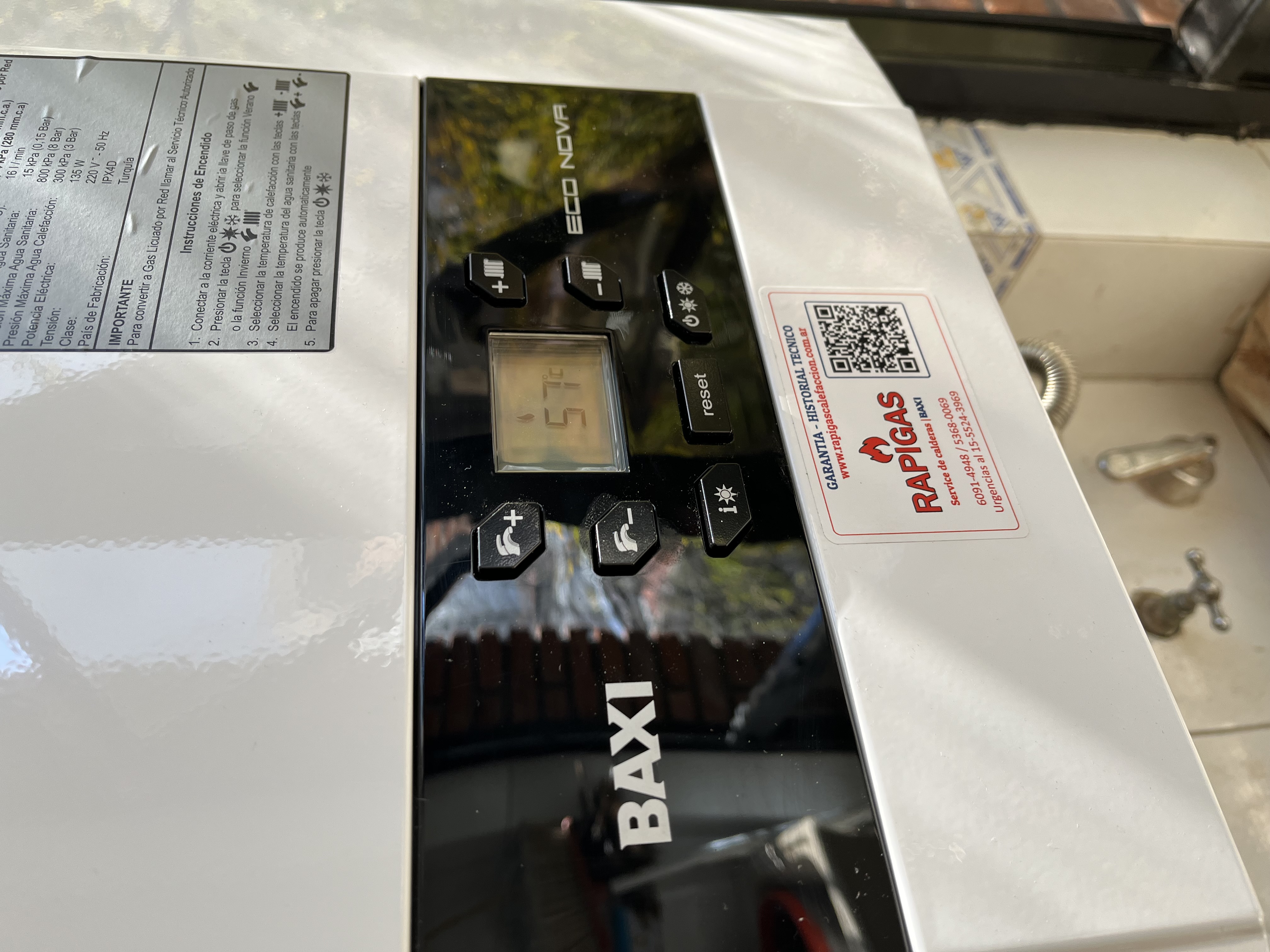 Service caldera BAXI - Olivos - imagen 1